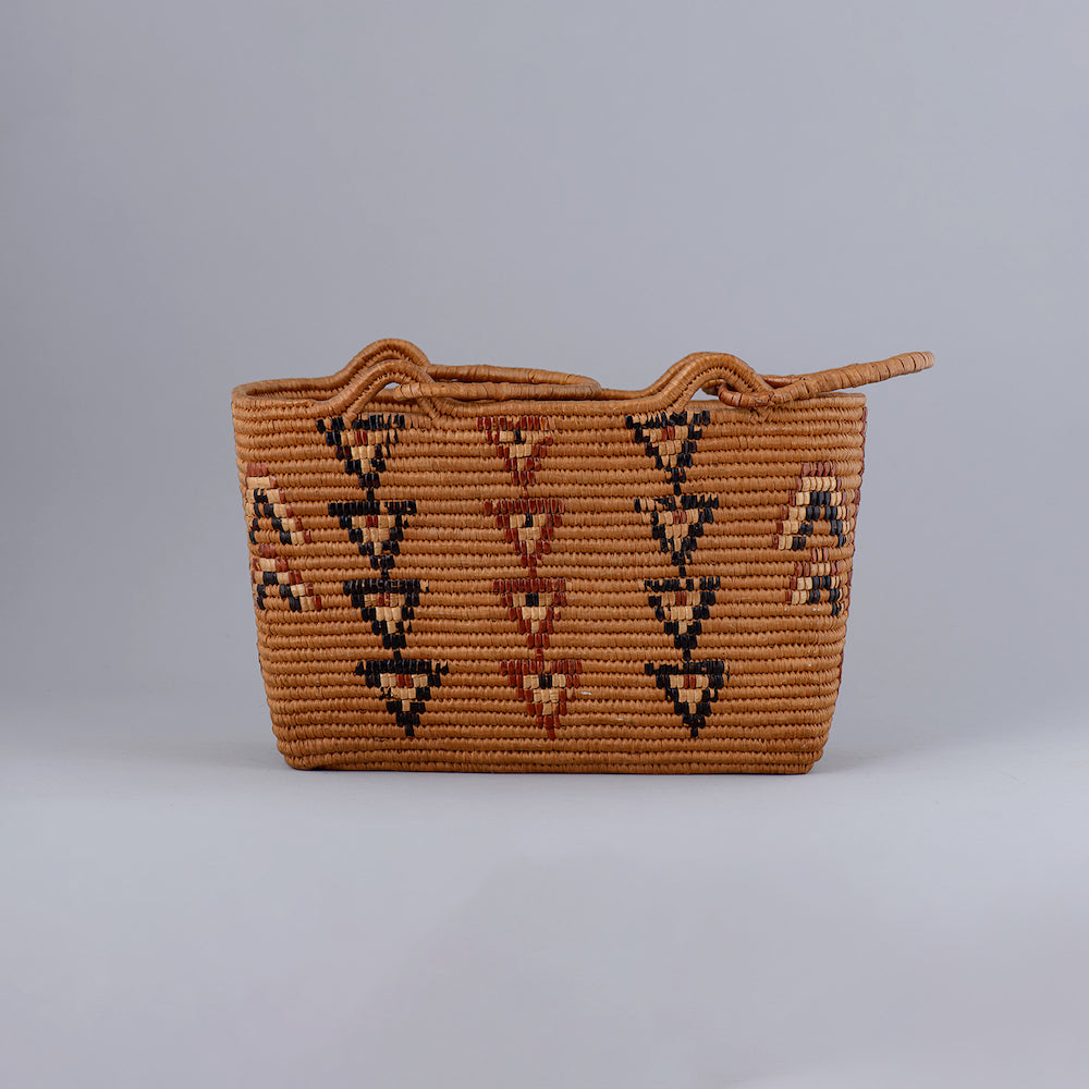 Salish Basket with Handles