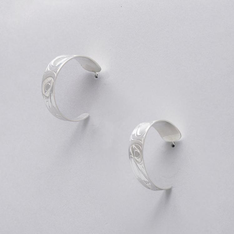 Raven Tapered Hoops