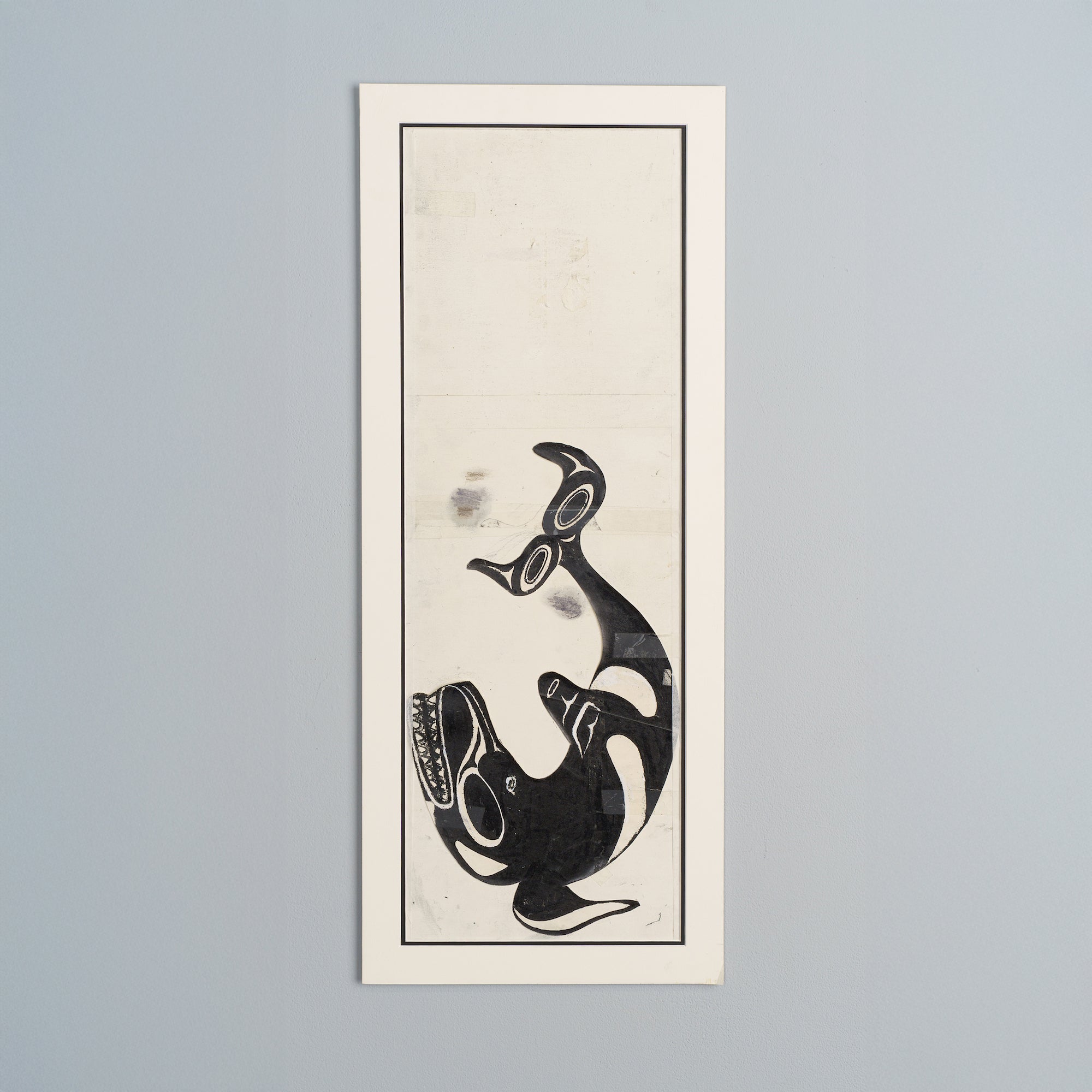 Killer Whale and Male Nude Sketch