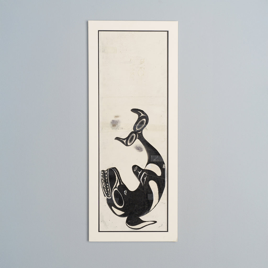 Killer Whale and Male Nude Sketch