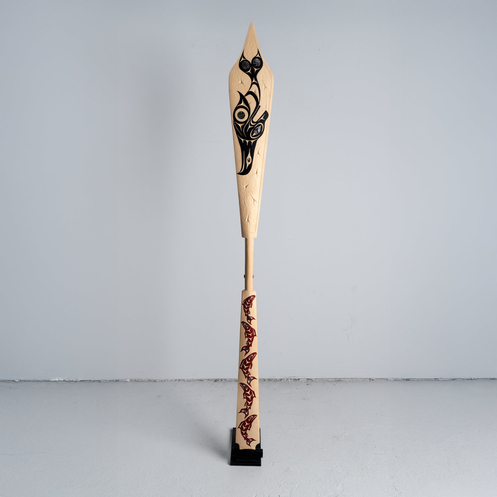 Killer Whale and Salmon Paddle