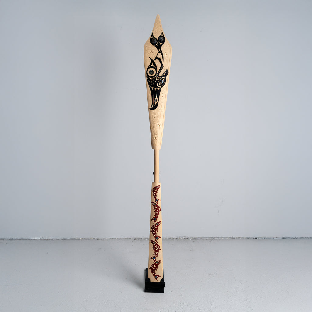 Killer Whale and Salmon Paddle