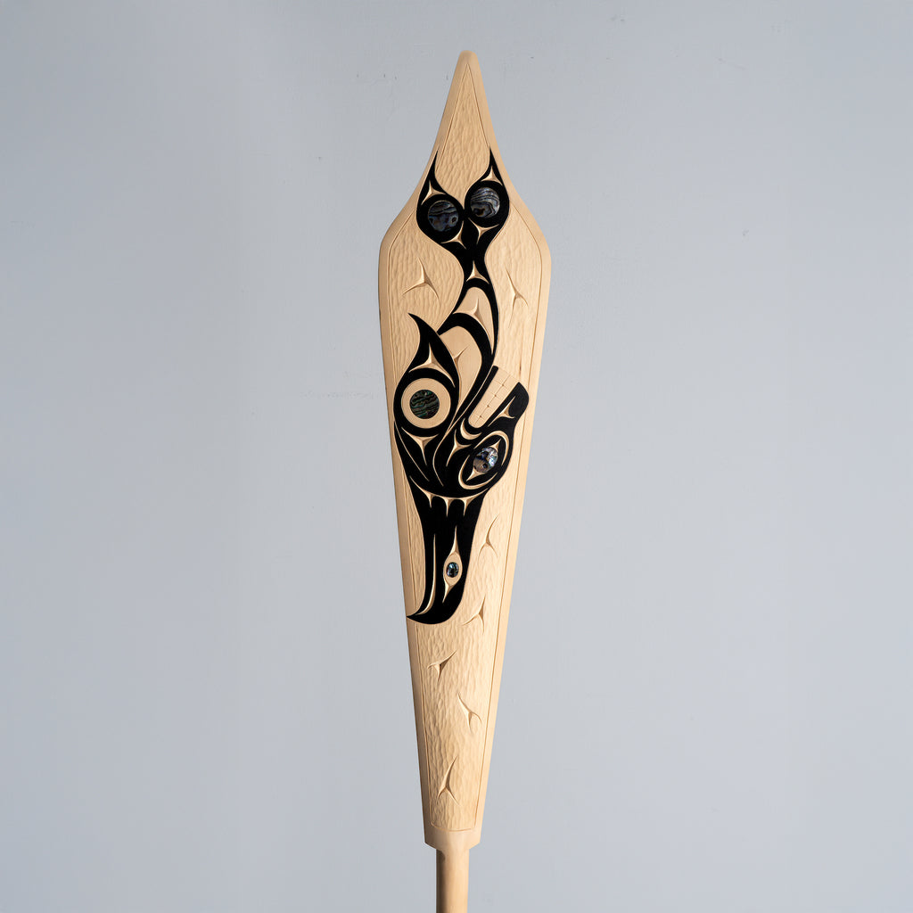 Killer Whale and Salmon Paddle