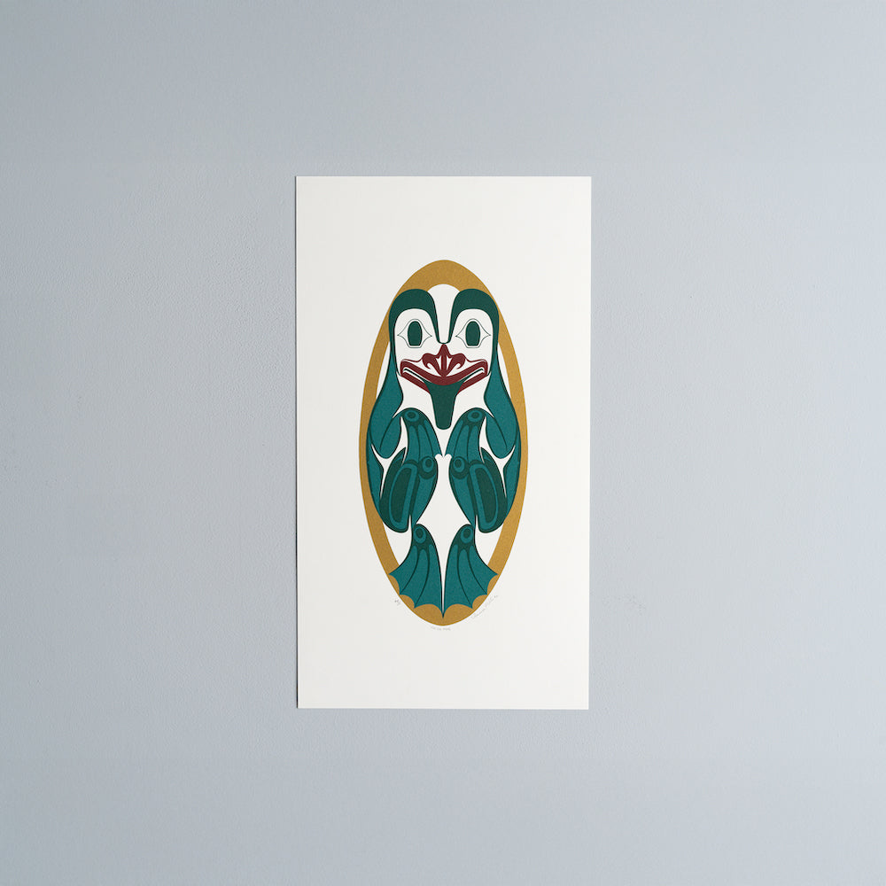 Haida Frog (Gold)