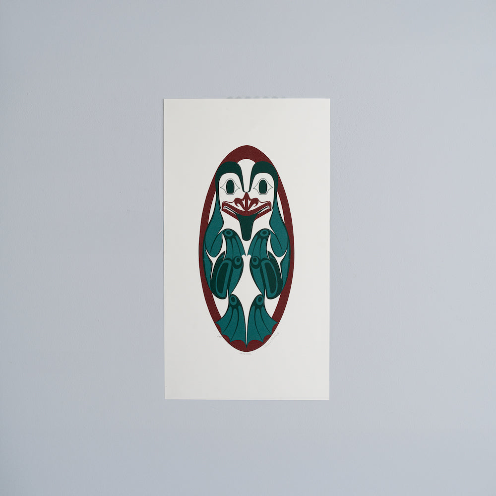 Haida Frog (Red)