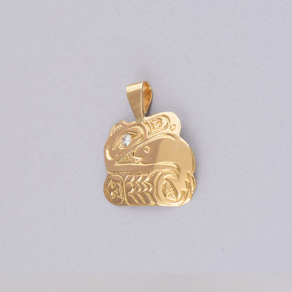 Eagle and Salmon Pendant