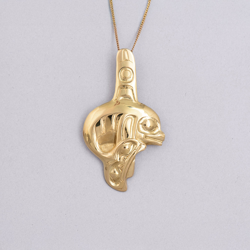 Killer Whale Pendant and Chain