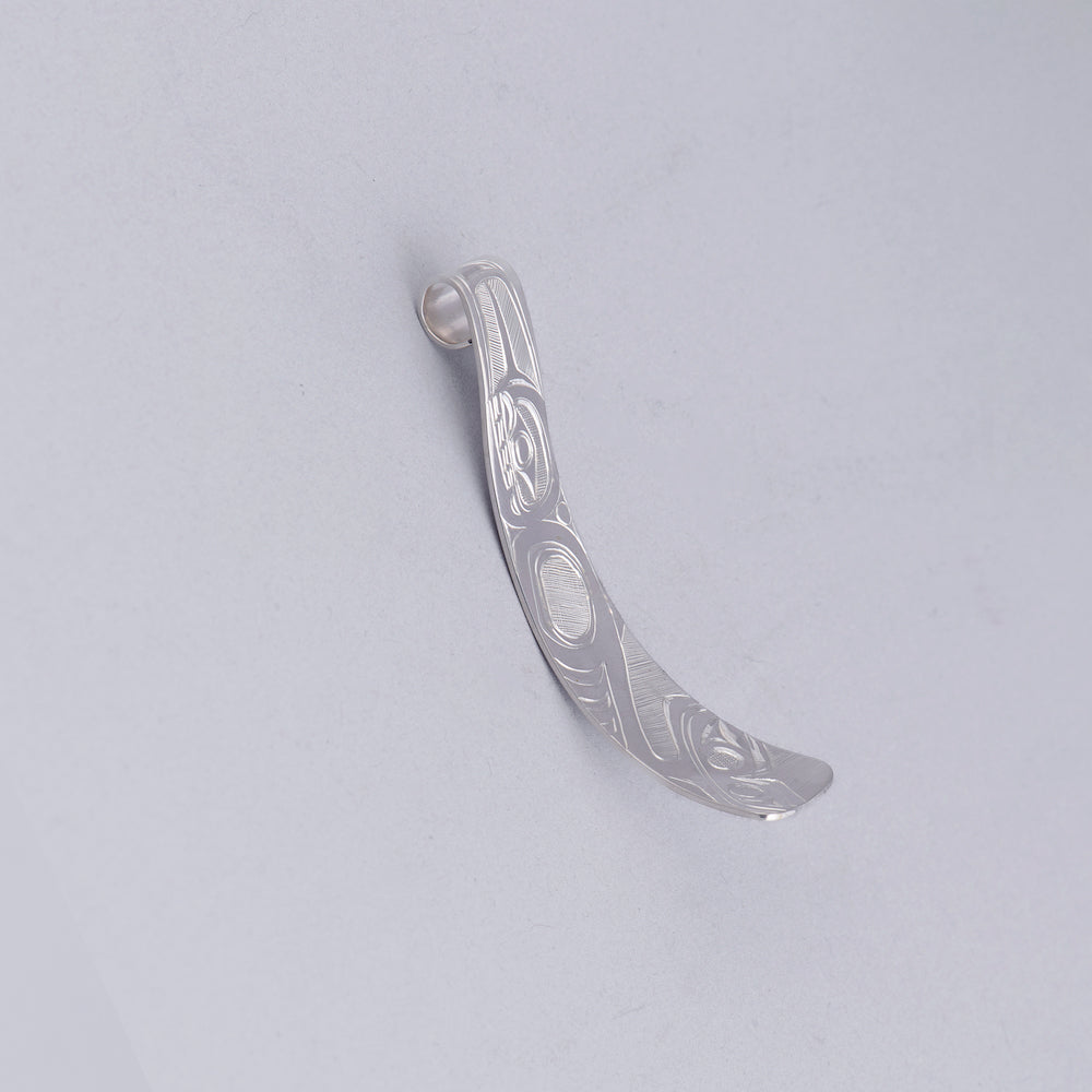 Curved  Killer Whale Pendant