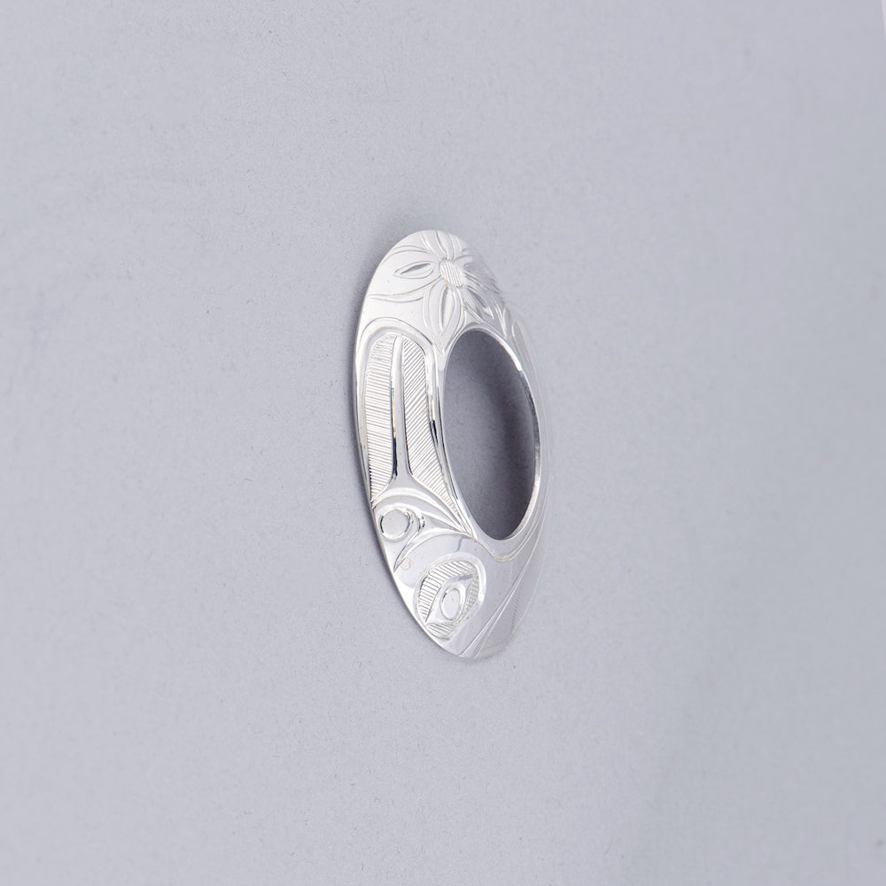 Oval Hummingbird Pendant