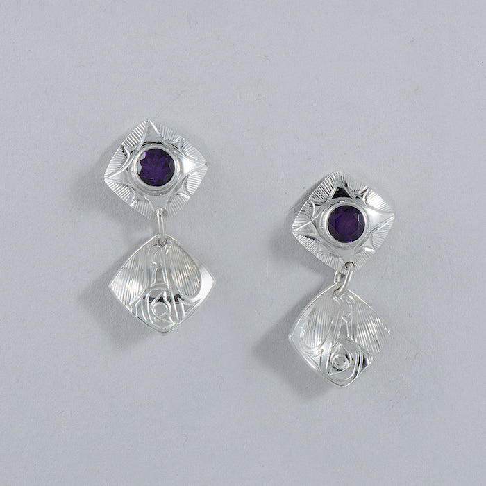 Raven and Sun Earrings