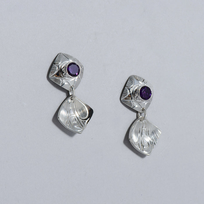 Raven and Sun Earrings