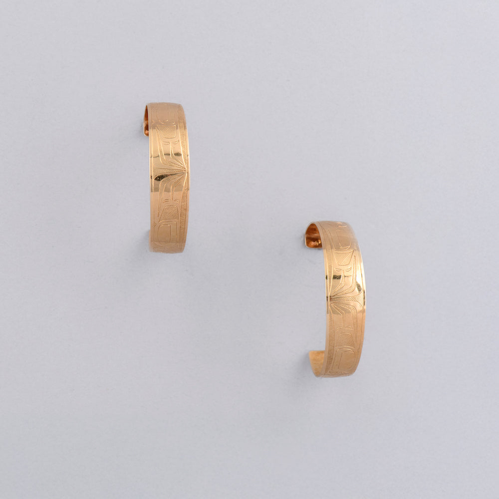 Thunderbird Hoop Earrings