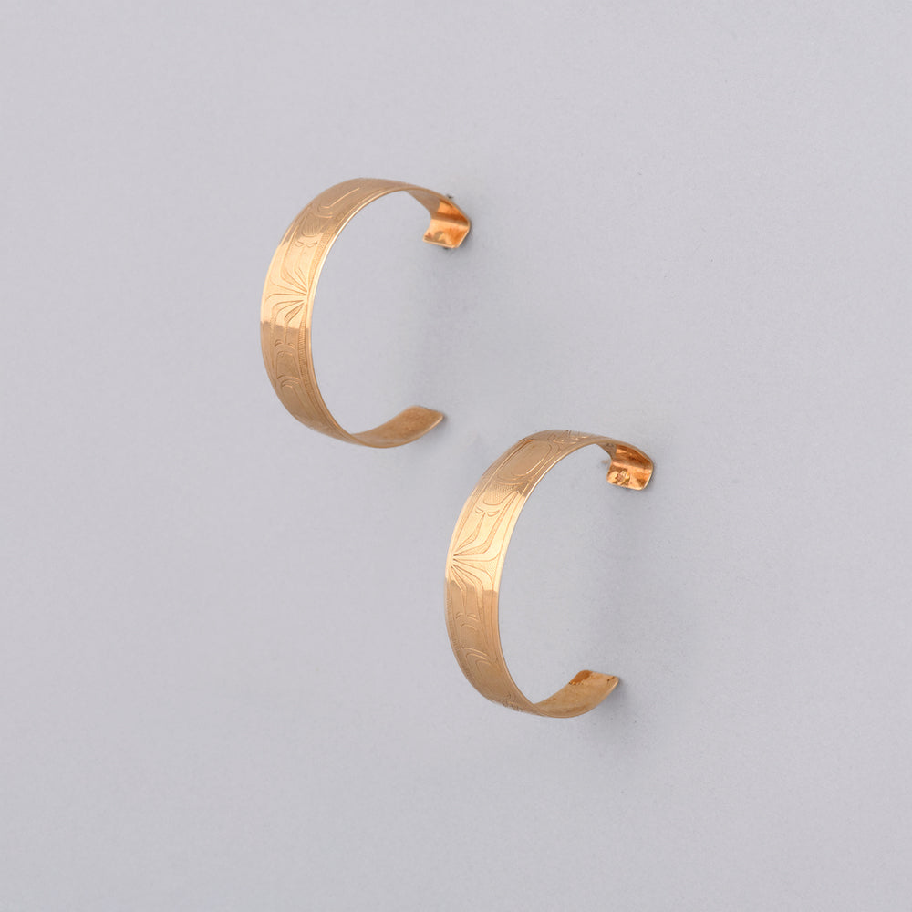 Thunderbird Hoop Earrings