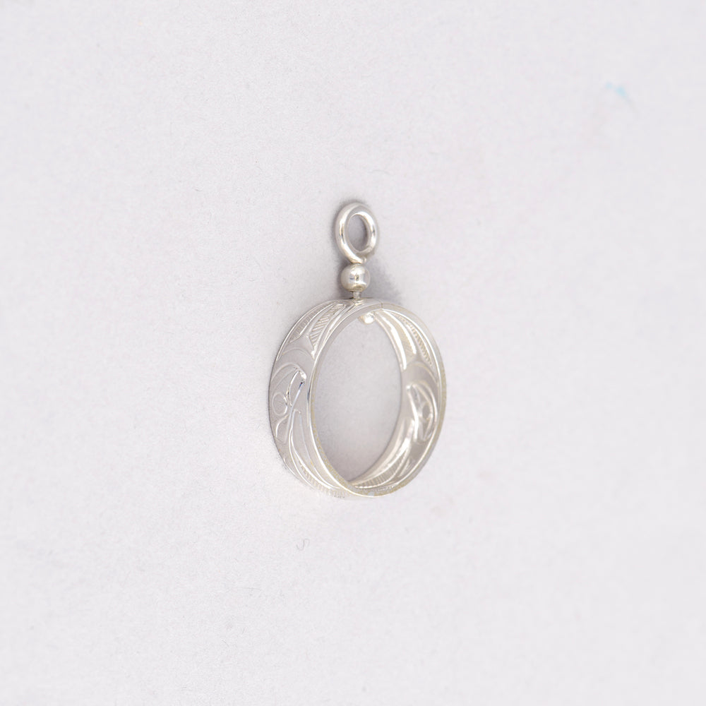 Eagle and Raven Ring Pendant