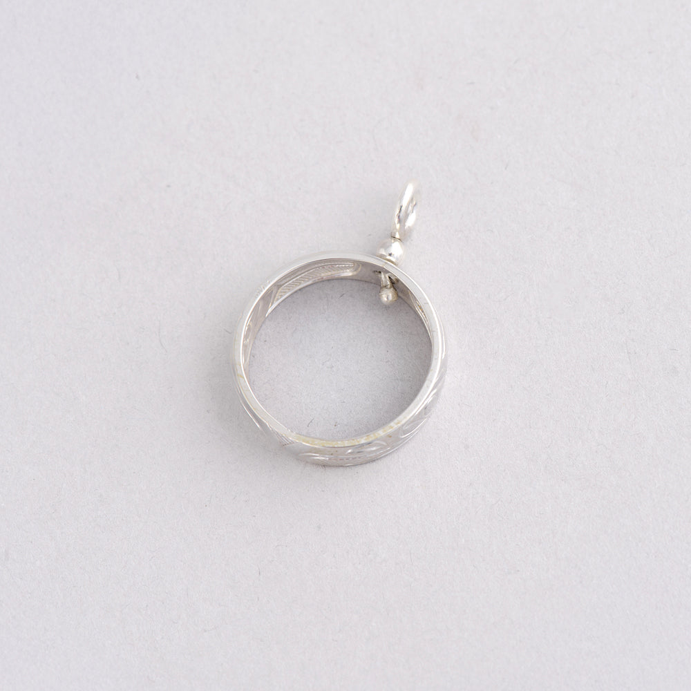 Eagle and Raven Ring Pendant