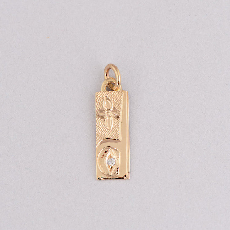 Hummingbird Pendant with Diamond