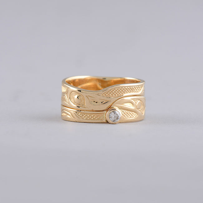 Raven Stacking Rings