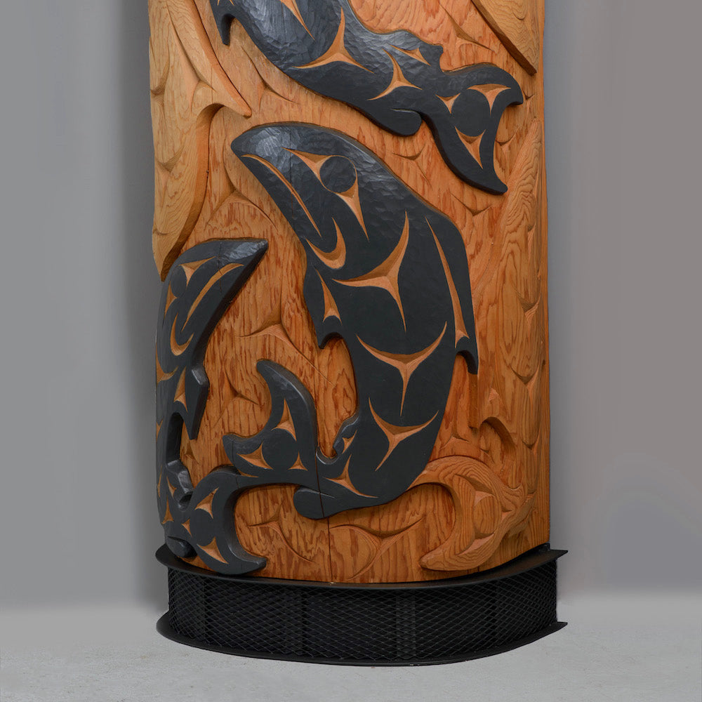 An Ocean's Journey (Salmon) Totem Pole – Douglas Reynolds Gallery