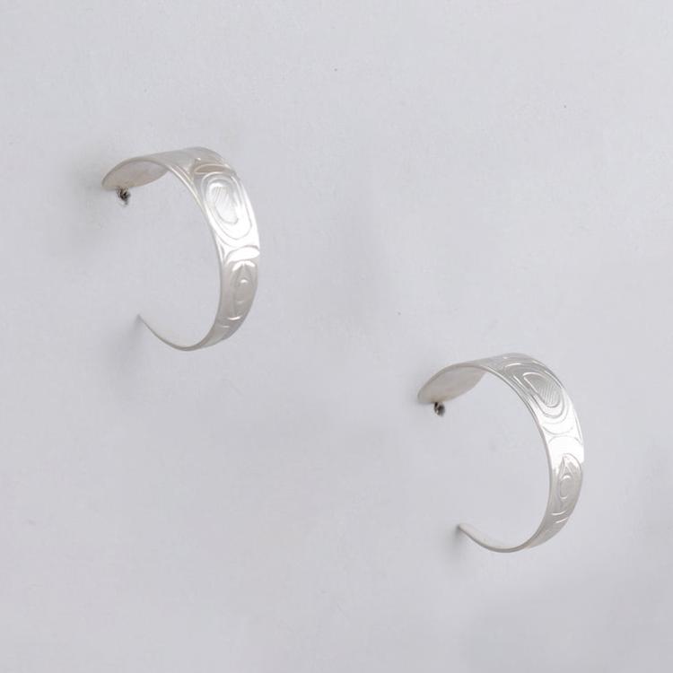 Hummingbird Tapered Hoops