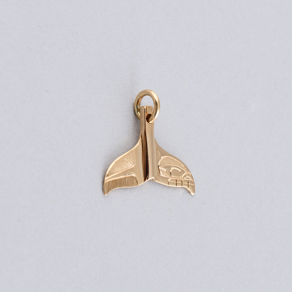 Small Whale Tail Pendant