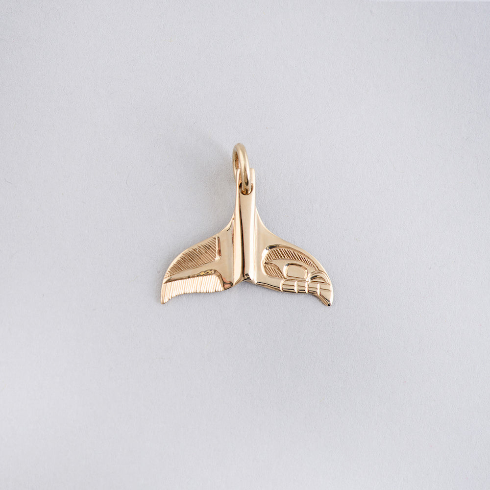 Small Whale Tail Pendant