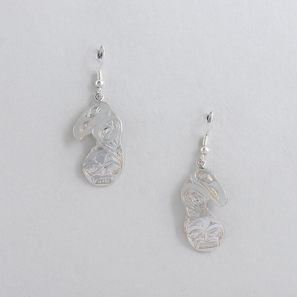 Raven and Light Earrings