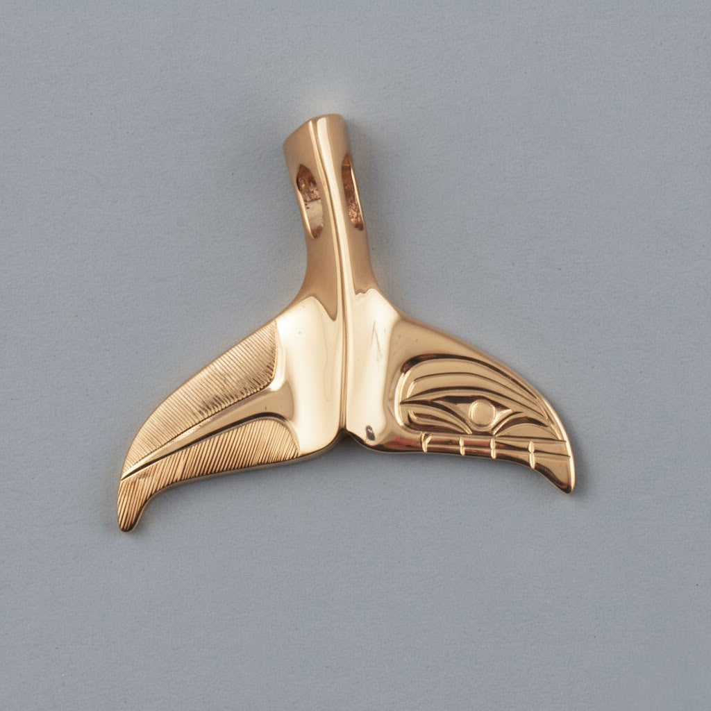 Killer Whale Tail Pendant