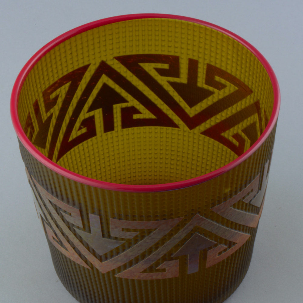 Tlingit Basket, Olive/Brick