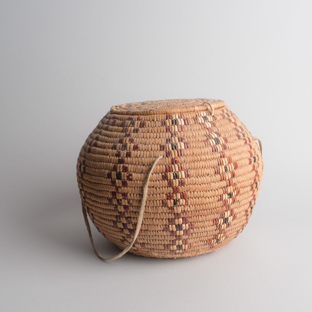 Round Lidded Basket