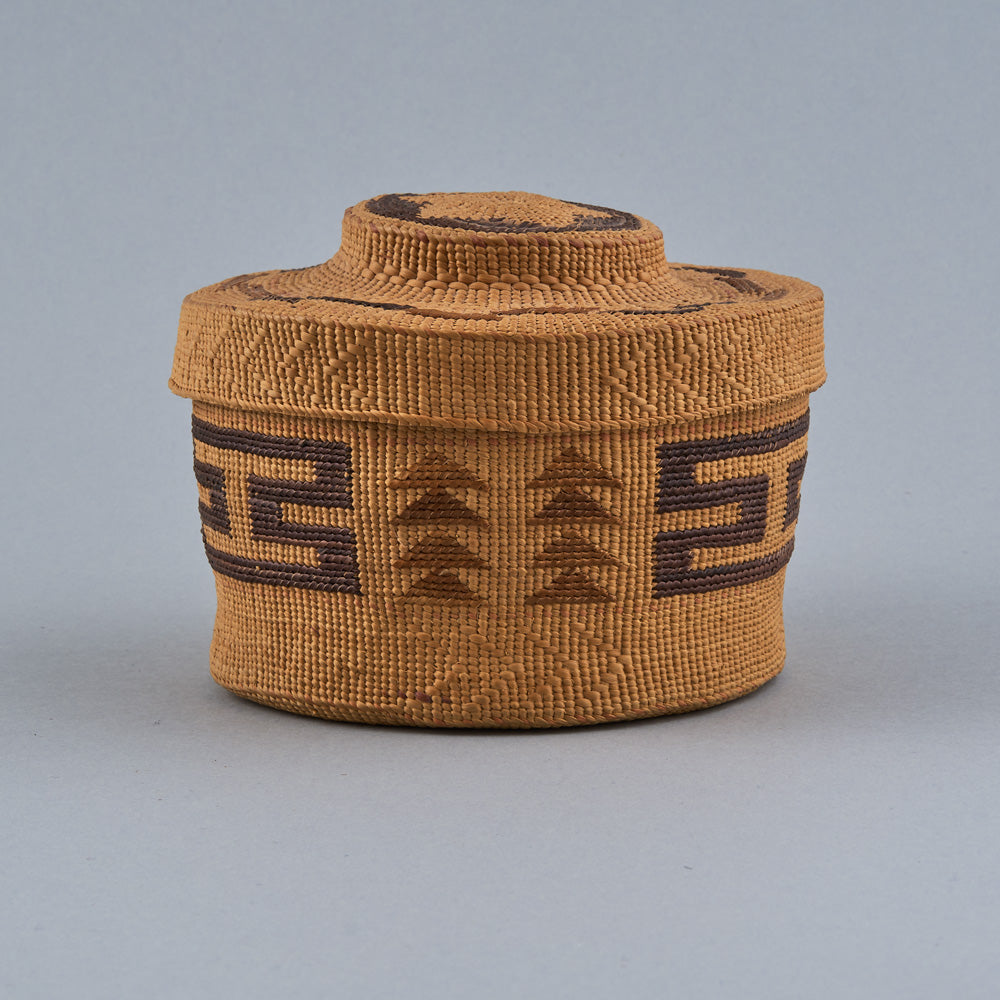 Rattle Top Tlingit Basket