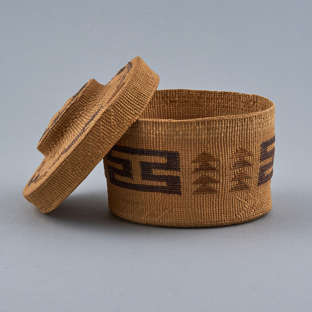 Rattle Top Tlingit Basket