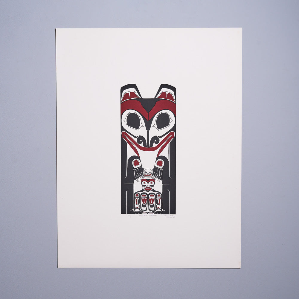 Haida Bear and Human Totem