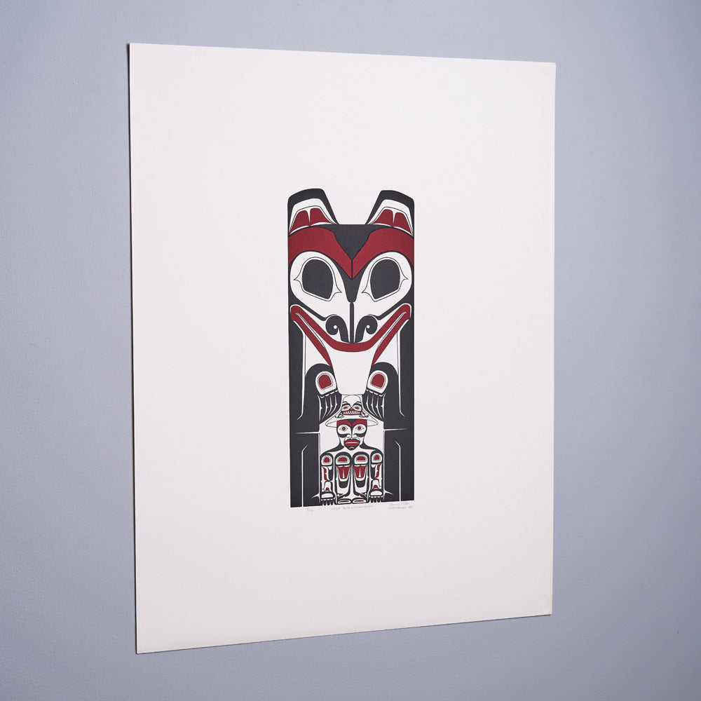 Haida Bear and Human Totem