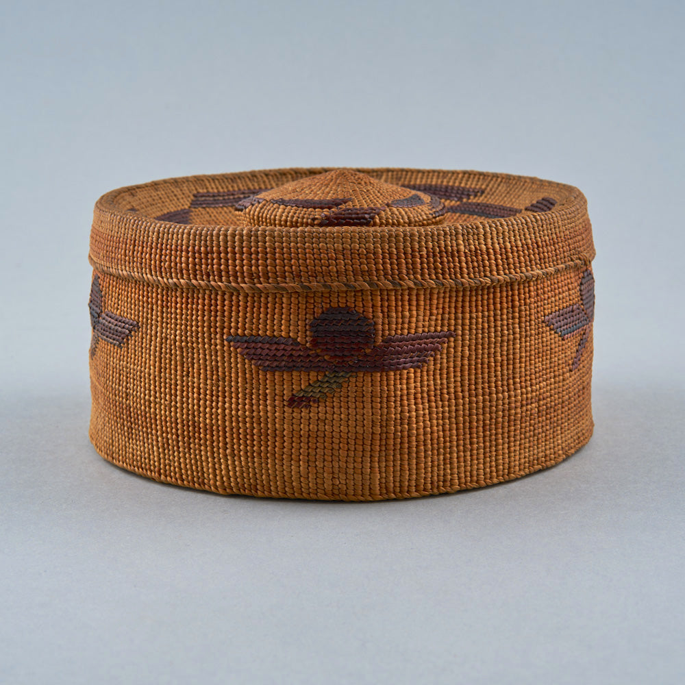 Tlingit Rattle Top Basket