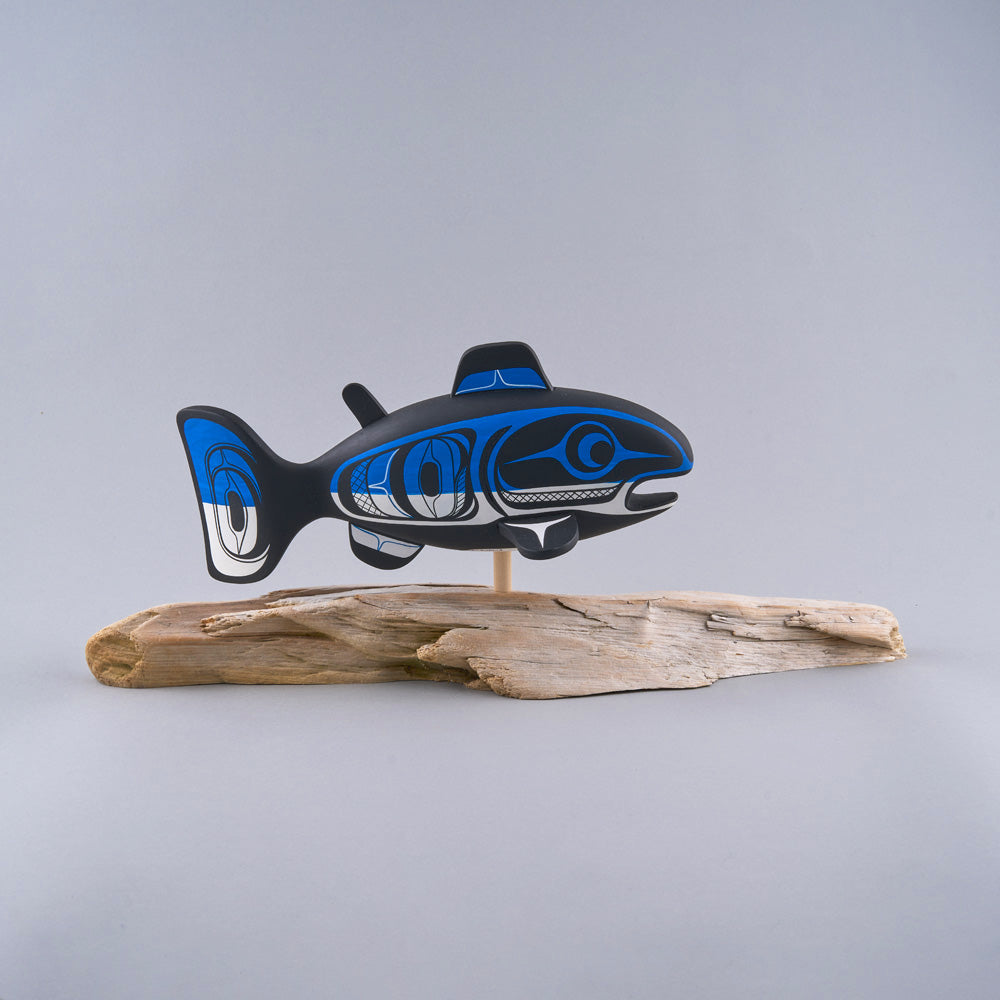 Salmon on Driftwood