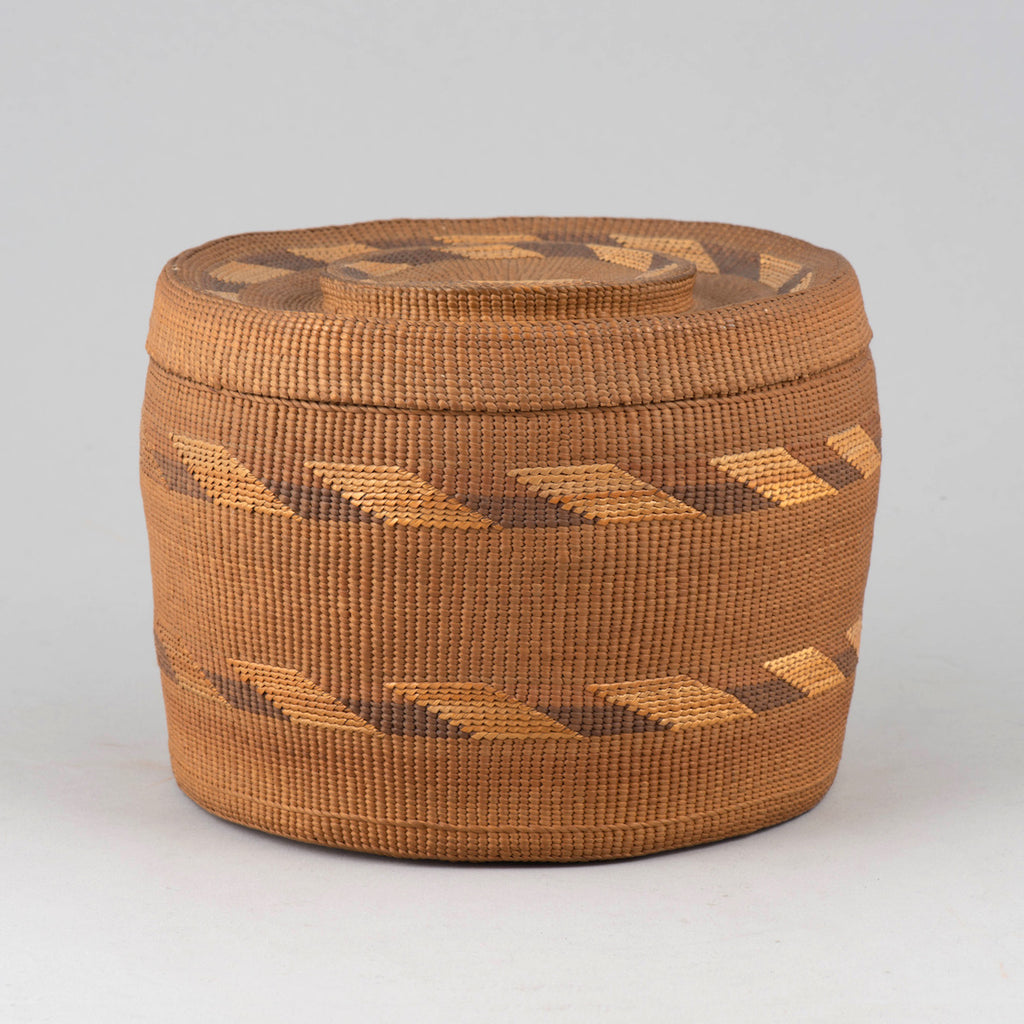Tlingit Lidded Basket