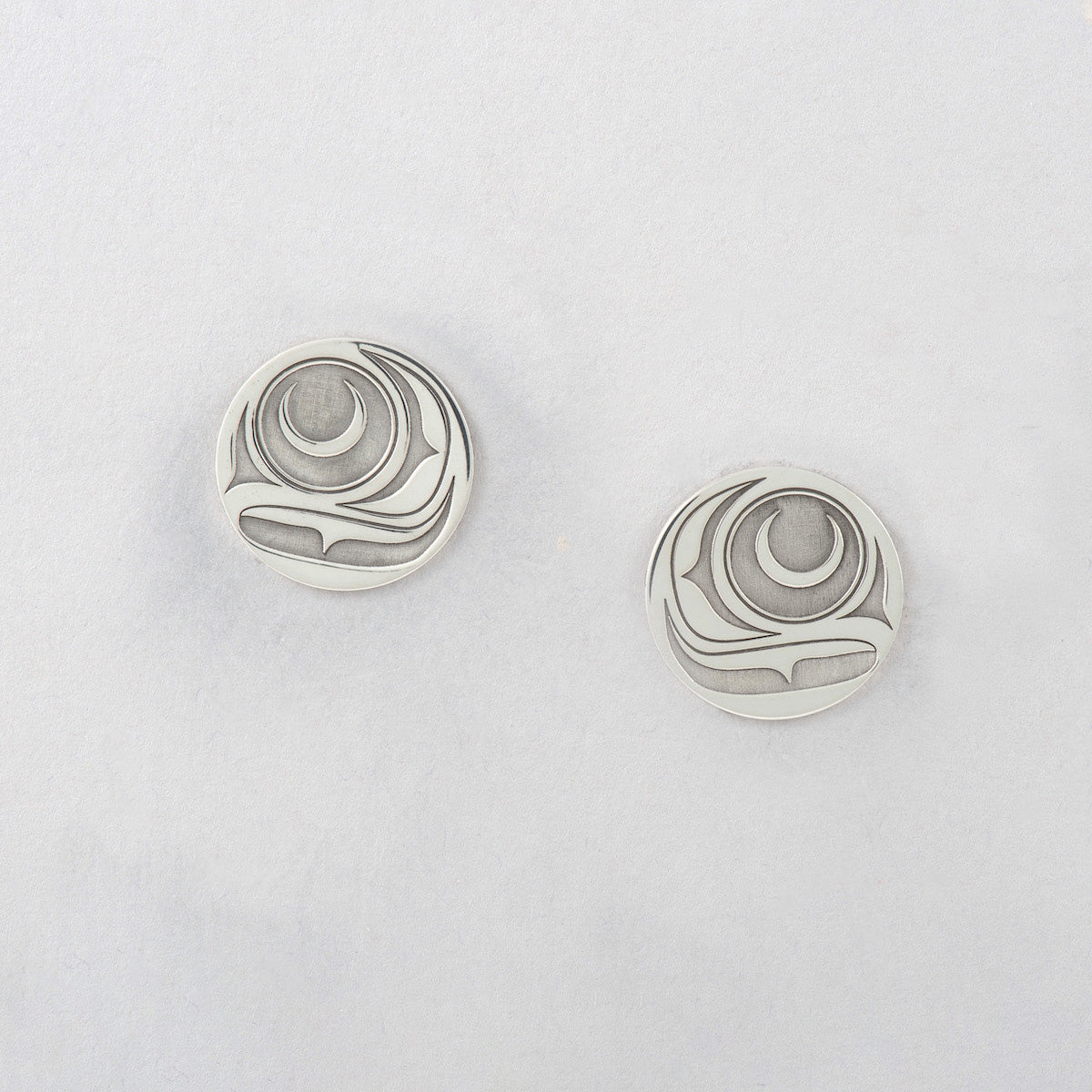 Salmon Stud Earrings